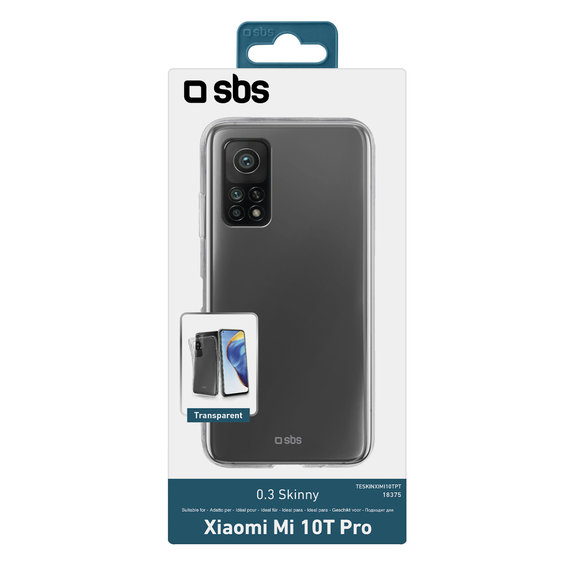 SBS - Puzdro Skinny pre Xiaomi Mi 10T Pro, transparentná