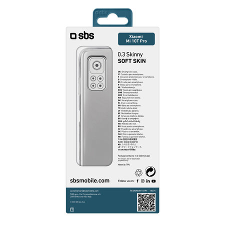 SBS - Puzdro Skinny pre Xiaomi Mi 10T Pro, transparentná
