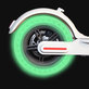 Xiaomi Mi Electric Scooter 1S, 2 M365, Essential, Pro, Pro 2 - Odolná Plná Bezdušová Pneumatika (Green Fluorescent)