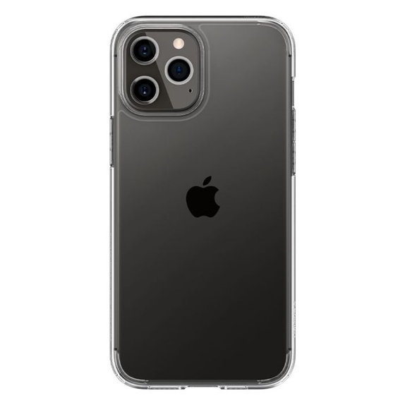Spigen - Puzdro Ultra Hybrid pre iPhone 12 a 12 Pro, transparentná