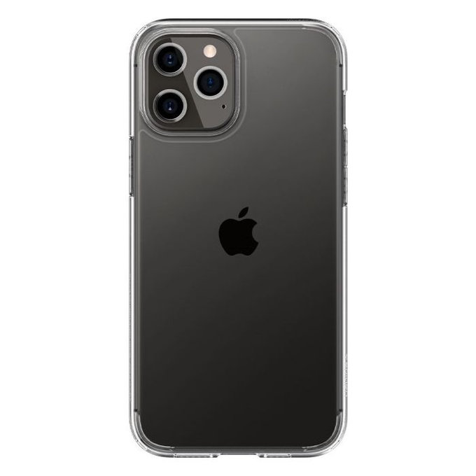 Spigen - Puzdro Ultra Hybrid pre iPhone 12 a 12 Pro, transparentná