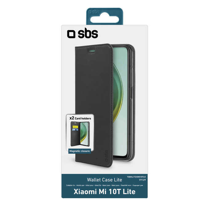 SBS - Puzdro Book Wallet Lite pre Xiaomi Mi 10T Lite 5G, čierna