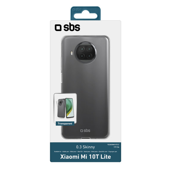 SBS - Puzdro Skinny pre Xiaomi Mi 10T Lite 5G, transparentná