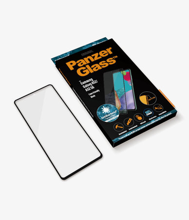 PanzerGlass - Tvrdené Sklo Case Friendly AB pre Samsung Galaxy A52, A52 5G, A52s a A53 5G, čierna