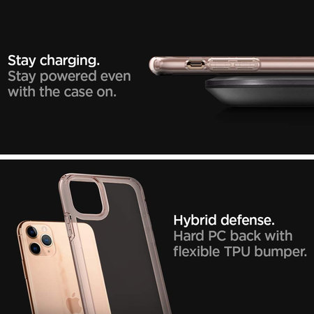 Spigen - Puzdro Ultra Hybrid pre iPhone 11 Pro, ružová