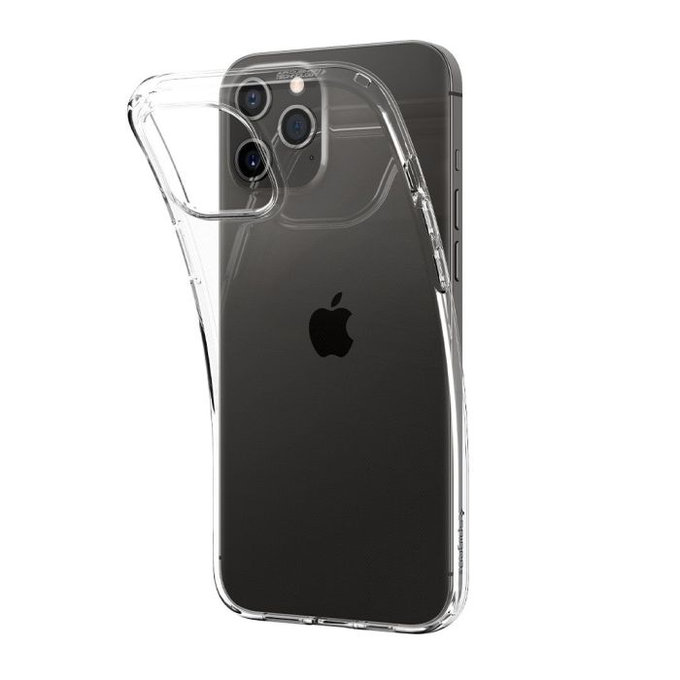 Spigen - Puzdro Liquid Crystal pre iPhone 12 a 12 Pro, Crystal Clear