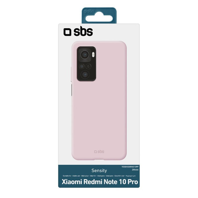 SBS - Puzdro Sensity pre Xiaomi Redmi Note 10 Pro, ružová
