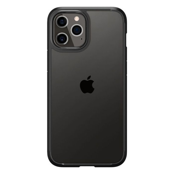 Spigen - Puzdro Ultra Hybrid pre iPhone 12 a 12 Pro, čierna