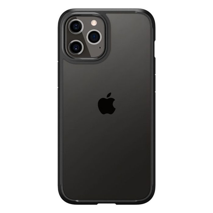 Spigen - Puzdro Ultra Hybrid pre iPhone 12 a 12 Pro, čierna