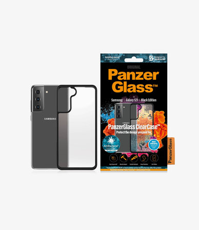 PanzerGlass - Puzdro ClearCase AB pre Samsung Galaxy S21, čierna