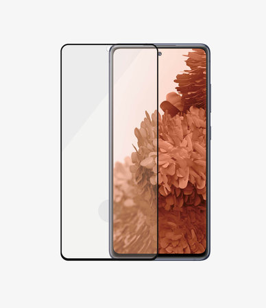 PanzerGlass - Tvrdené Sklo Case Friendly AB pre Samsung Galaxy S21+, Fingerprint komp., čierna