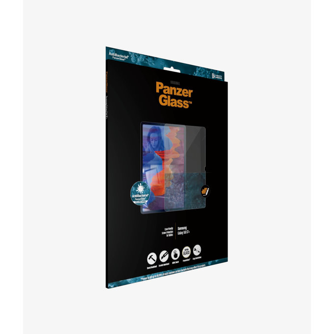 PanzerGlass - Tvrdené sklo Case Friendly SMAPP pre Samsung Galaxy Tab S7+, číra