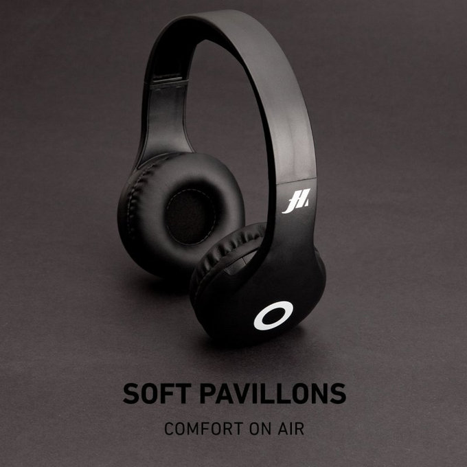 SBS Music Hero - Stereo bezdrôtové slúchadlá s mikrofónom, čierna