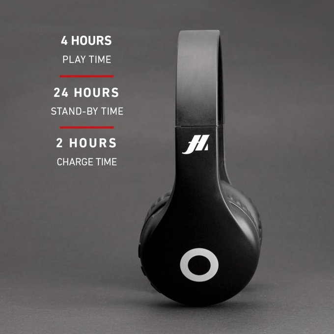 SBS Music Hero - Stereo bezdrôtové slúchadlá s mikrofónom, čierna