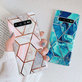 Tech-Protect - Puzdro Marble pre iPhone SE 2020/8/7, ružová