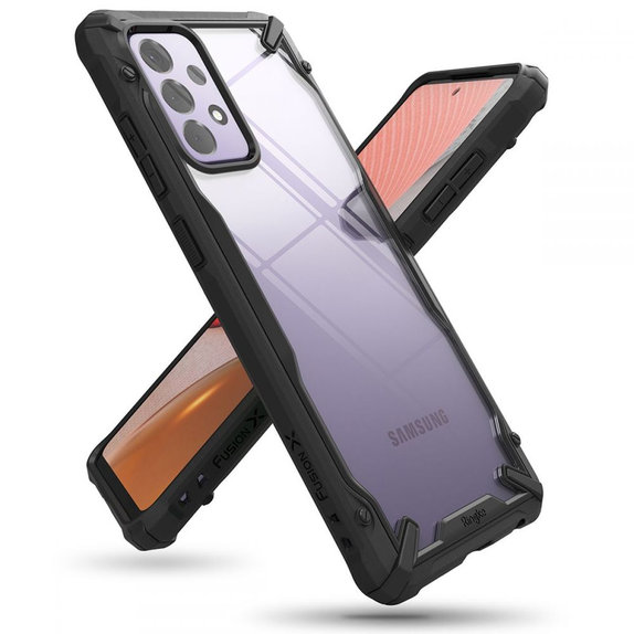 Ringke - Puzdro Fusion X pre Samsung Galaxy A72 5G, black