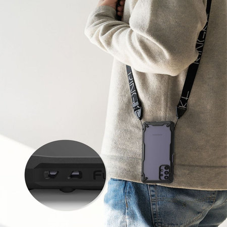 Ringke - Puzdro Fusion X pre Samsung Galaxy A32 5G, čierna