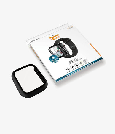 PanzerGlass - Tvrdené Sklo Full Body AB pre Apple Watch 4, 5, 6, SE (1st gen) a SE (2nd gen) 40mm, čierna