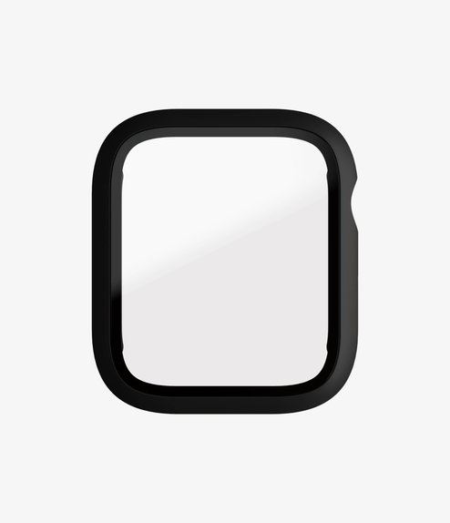 PanzerGlass - Tvrdené Sklo Full Body AB pre Apple Watch 4, 5, 6, SE (1st gen) a SE (2nd gen) 44mm, čierna