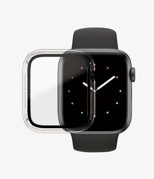PanzerGlass - Tvrdené Sklo Full Body AB pre Apple Watch 4, 5, 6, SE (1st gen) a SE (2nd gen) 44mm, transparentná
