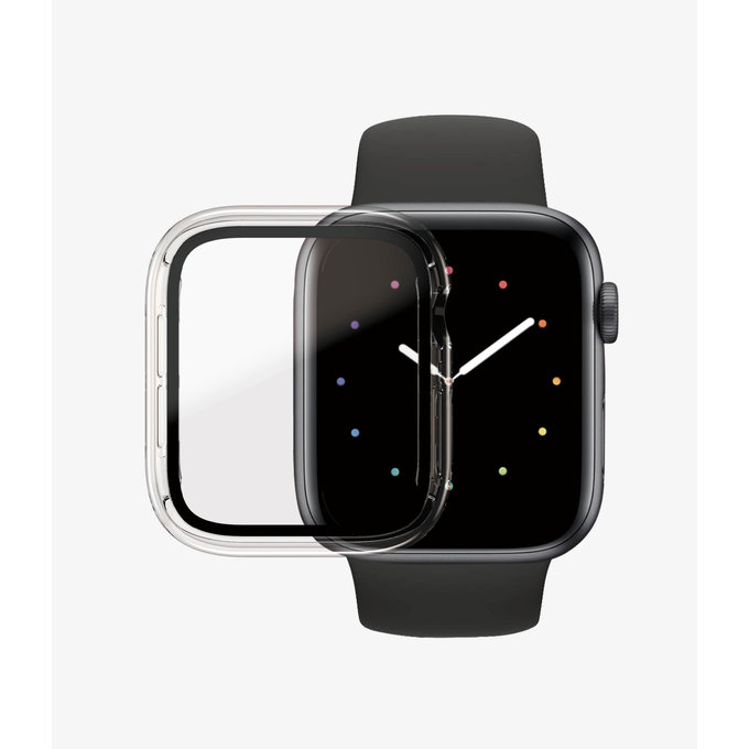 PanzerGlass - Tvrdené Sklo Full Body AB pre Apple Watch 4, 5, 6, SE (1st gen) a SE (2nd gen) 44mm, transparentná