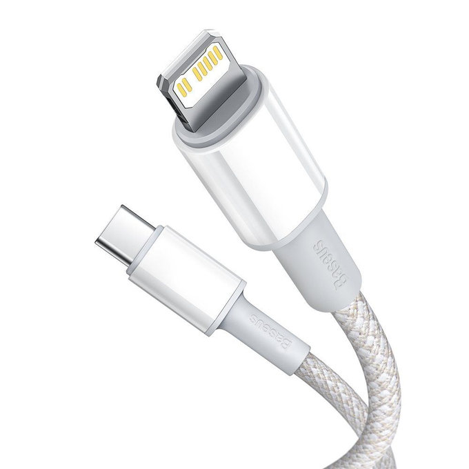Baseus - Lightning / USB-C Kábel (1m), biela