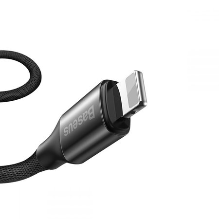 Baseus - Lightning / USB-C Kábel (1m), čierna
