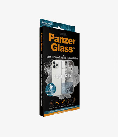 PanzerGlass - Puzdro ClearCase AB pre iPhone 12 Pro Max, silver