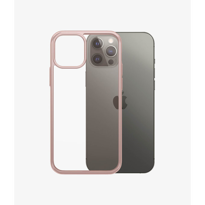 PanzerGlass - Puzdro ClearCase AB pre iPhone 12/12 Pro, rose gold