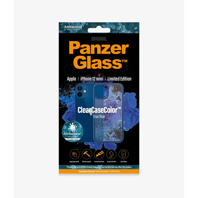 PanzerGlass - Puzdro ClearCase AB pre iPhone 12 mini, blue