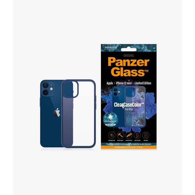 PanzerGlass - Puzdro ClearCase AB pre iPhone 12 mini, blue