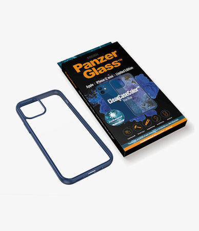 PanzerGlass - Puzdro ClearCase AB pre iPhone 12 mini, blue