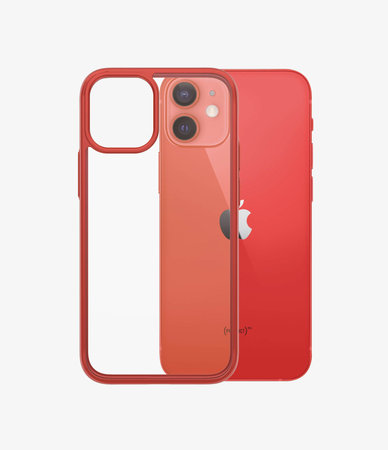 PanzerGlass - Puzdro ClearCase AB pre iPhone 12 mini, red