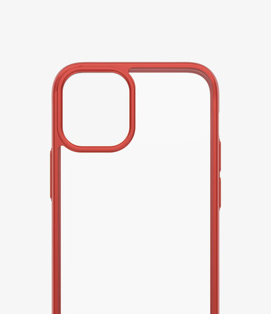 PanzerGlass - Puzdro ClearCase AB pre iPhone 12 mini, red