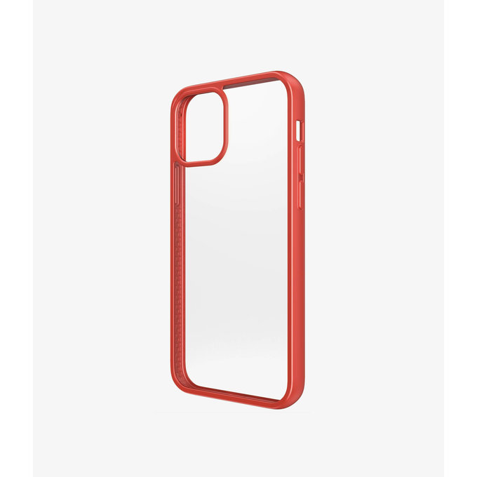 PanzerGlass - Puzdro ClearCase AB pre iPhone 12 Pro Max, red