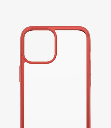 PanzerGlass - Puzdro ClearCase AB pre iPhone 12 Pro Max, red