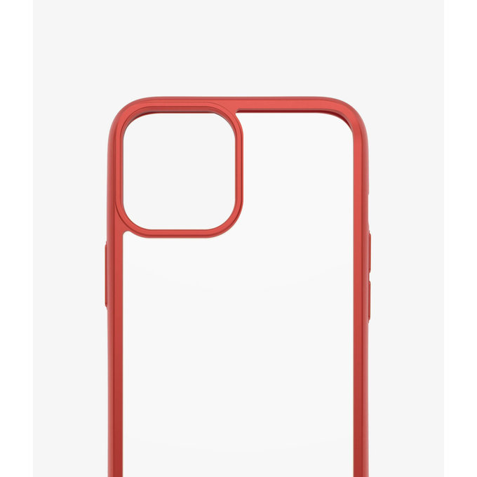 PanzerGlass - Puzdro ClearCase AB pre iPhone 12 Pro Max, red