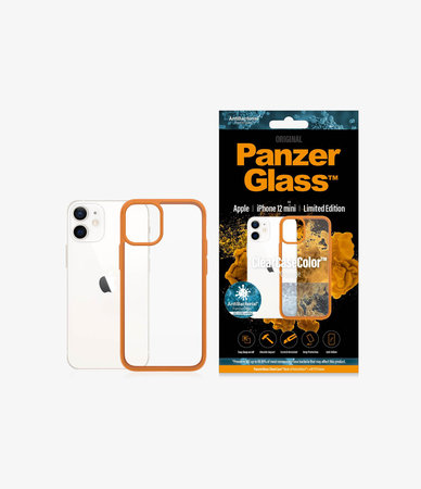 PanzerGlass - Puzdro ClearCase AB pre iPhone 12 mini, orange