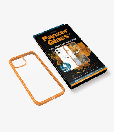 PanzerGlass - Puzdro ClearCase AB pre iPhone 12 mini, orange