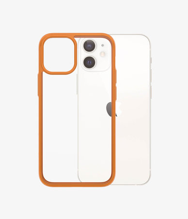 PanzerGlass - Puzdro ClearCase AB pre iPhone 12 mini, orange