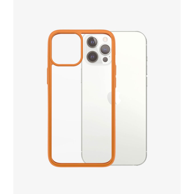 PanzerGlass - Puzdro ClearCase AB pre iPhone 12 Pro Max, orange