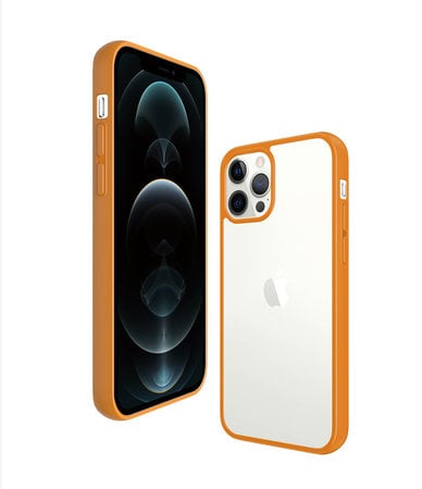 PanzerGlass - Puzdro ClearCase AB pre iPhone 12 Pro Max, orange
