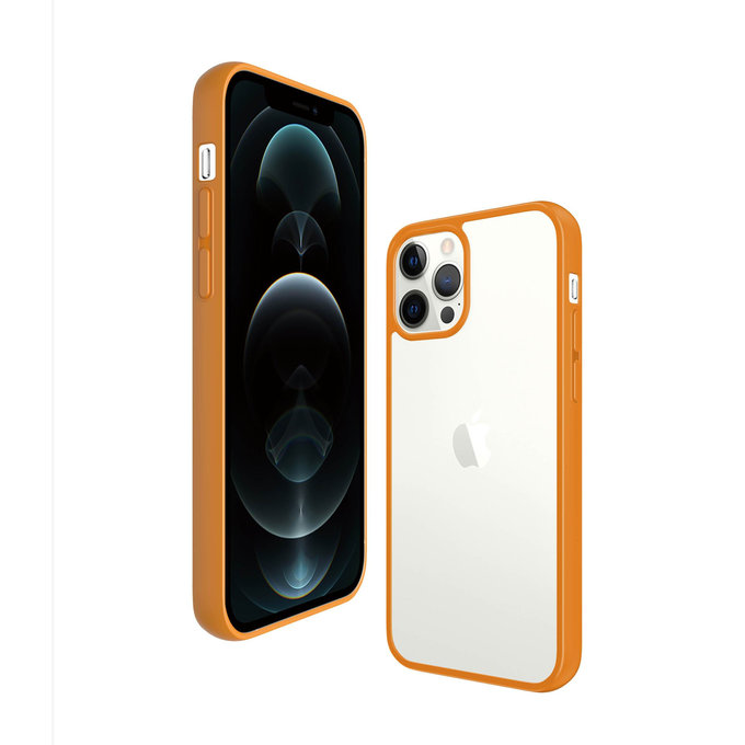 PanzerGlass - Puzdro ClearCase AB pre iPhone 12 Pro Max, orange