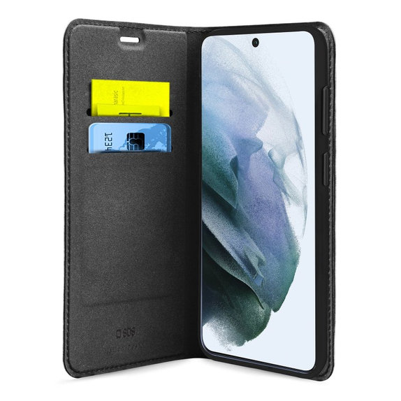 SBS - Puzdro Book Wallet Lite pre Samsung Galaxy S21 FE, čierna