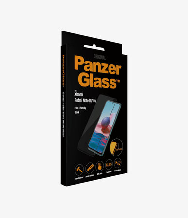 PanzerGlass - Tvrdené Sklo Case Friendly pre Xiaomi Redmi Note 10, 10S, čierna