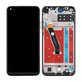 Huawei P40 Lite E - LCD Displej + Dotykové Sklo + Rám (Midnight Black) TFT