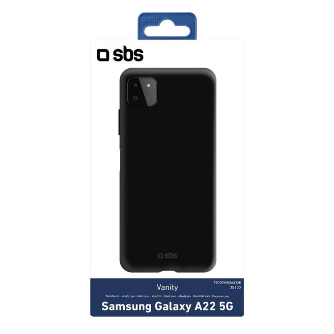 SBS - Puzdro Vanity pre Samsung Galaxy A22 5G, čierna