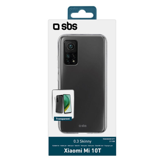 SBS - Puzdro Skinny pre Xiaomi Mi 10T, transparentná
