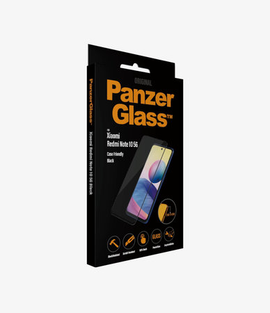 PanzerGlass - Tvrdené Sklo Case Friendly pre Xiaomi Redmi Note 10 5G, čierna