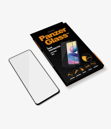 PanzerGlass - Tvrdené Sklo Case Friendly pre Xiaomi Redmi Note 10 5G, čierna